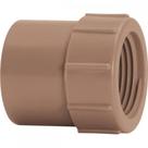 Luva Marrom Amanco Reducao Liso/Rosca 25Mmx1/2'' 10316/11754 - Kit C/50