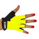 Luva Meio dedo Feminina Ciclismo Neoprene Bike Proteção UV Amarelo Luva Meio dedo Feminina Ciclismo Neoprene Bike Proteção UV Amarelo