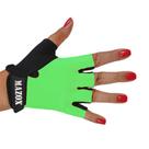Luva Meio dedo Feminina Ciclismo Neoprene Bike Proteção UV Verde Luva Meio dedo Feminina Ciclismo Neoprene Bike Proteção UV Verde