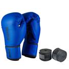 Luva Muay Thai E Boxe Fheras Com Bandagem