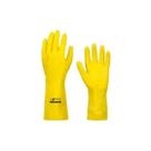 Luva Multiuso Látex Standard 8 (M) Volk Brasil Antiderrapante Lavável Conforto Algodão Flocado