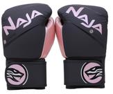 Luva Naja Extreme Boxe e Muay Thai Luva - Preto/Rosa Gold