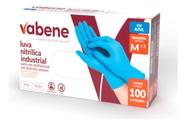 Luva Nitilica Industrial Sem Pó Azul Com 100 Unds Tamanho M