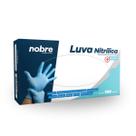 Luva Nitrílica Azul Sem Pó Tamanho G 100 Unidades