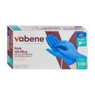 Luva nitrilica descartavel azul 100un ca 44048 vabene
