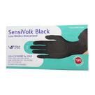 Luva Nitrilica Descartavel Sensivolk Black 50 Unidades Tam. 7 (P) - Volk Do Brasil