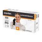 Luva Nitrílica Preta Descartável sem Pó Inoven CX c/ 100 un