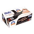 Luva Nitrílica Preta P 100 unidades - Medix