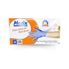 Luva nitrilica s po azul tam p 6034 - medix