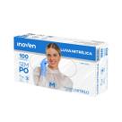 Luva Nitrílica sem Pó Azul M CA 45345 com 100 unidades Inoven Luva Nitrílica sem Pó Azul M CA 45345 com 100 unidades Inoven