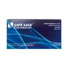 Luva Nitrílica Sem Pó Azul Safemax Tamanho M Alta Resistência e Conforto - 01 Cx