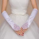 Luva Noiva Debutante Casamento De Renda manguito 1 Par longa -