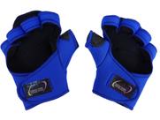 Luva para Academia Luva com Polegar de Neoprene Azul