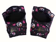 Luva para Academia Luva sem Polegar de Neoprene Caveira Preta Luva para Academia Luva sem Polegar de Neoprene Caveira Preta