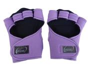 Luva para Academia Luva sem Polegar de Neoprene Lilás