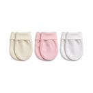 Luva para Bebê Suedine 100% Algodão Antialérgico - Par Avulso ou Kit 3 Pares - Proteção e Conforto R