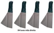 Luva Para Jateamento Epi - (04 Luvas Mão Direita)