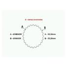 LUVA PINHAO para MBB 1519 1520 2220 (8 FUROS 26 ESTRIAS MONT