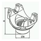 LUVA PINHAO para MBB L1617 L1618 L1621 (DIF. MS240 39 ESTRIA LUVA PINHAO para MBB L1617 L1618 L1621 (DIF. MS240 39 ESTRIA