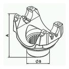 LUVA PINHAO para VW 12140T 13150 12170 12180 14170 16170 WOR