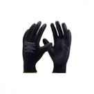 Luva Poliester Imbat Pu Preto 07 - Kit C/12 PR Luva Poliester Imbat Pu Preto 07 - Kit C/12 PR