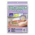 Luva Poliéster p/ Lavagem c/ Esponja - Plast Leo UNICA