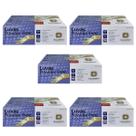Luva powder free não cirúrgico s pó descarpack 500un tam m