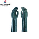 Luva PVC 46cm Verde Forrada Soft