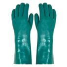 Luva PVC Forrada Cano Longo 70cm CA 34570 Palma Áspera