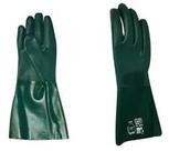 Luva Pvc Forrada Plastcor Verde 35cm