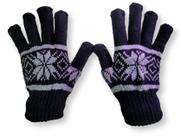 Luva Quentinha Masculina Inverno Estampada