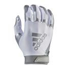Luva receptora de futebol adidas ADIFAST 3.0 Youth branca/prata