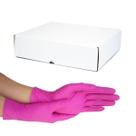 Luva Rosa P De Procedimento Nitrílica Cx 100 Un Kit 10