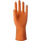 Luva Sanro Forrada Laranja Plus - Kit C/10 Unidades