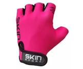 Luva Skin Curta Sport Fun Preto/Rosa