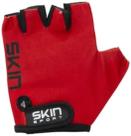 Luva Skin Sport Fun Meio Dedo Vermelho C/palma Preta