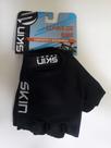 Luva Skin Sport Fun Pto Bco Unissex Curta Meio Dedo Clarino
