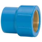 Luva Soldável Lisa Rosca Azul 25mm x 3/4" Amanco