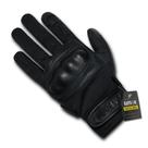 Luva Tática RAPDOM Nomex com Proteção para Articulações Preta XX-GG