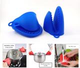 Luva Térmica Pegador Bico de Pato em Silicone Par Cozinha Forno Quente