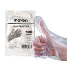 Luva Transparente Descartável Hospital Salão 100 Pares Luvas