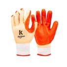 Luva Tricotada com Revestimento de Borracha Tamanho 10 Laranja RedGrip Kalipso