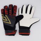 Luva Umbro Goleiro Neo Club Preta e Dourada