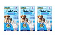 Luva Umedecida Banho Seco para Cães e Gatos Kit 3 Unidades