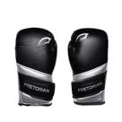Luva Unissex Pretorian Elite Boxe Fecho Duplo Preto/Prata Luva Unissex Pretorian Elite Boxe Fecho Duplo Preto/Prata