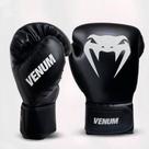 Luva Venum Basic EVO Dark Cor:PretoTamanho:16 Oz