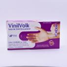 Luva vinil volk sem amido com 100 unidades grande