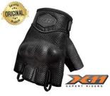 Luva X11 Couro Route 1/2 Dedo Original Motoqueiro Luva X11 Couro Route 1/2 Dedo Original Motoqueiro