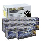Luvas Adenna Dark Light Nitrile Powder Free 9 mil pretas grandes