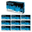 Luvas Adenna Phantom Black Latex Exam 6 mil pequenas, 1000 unidades
